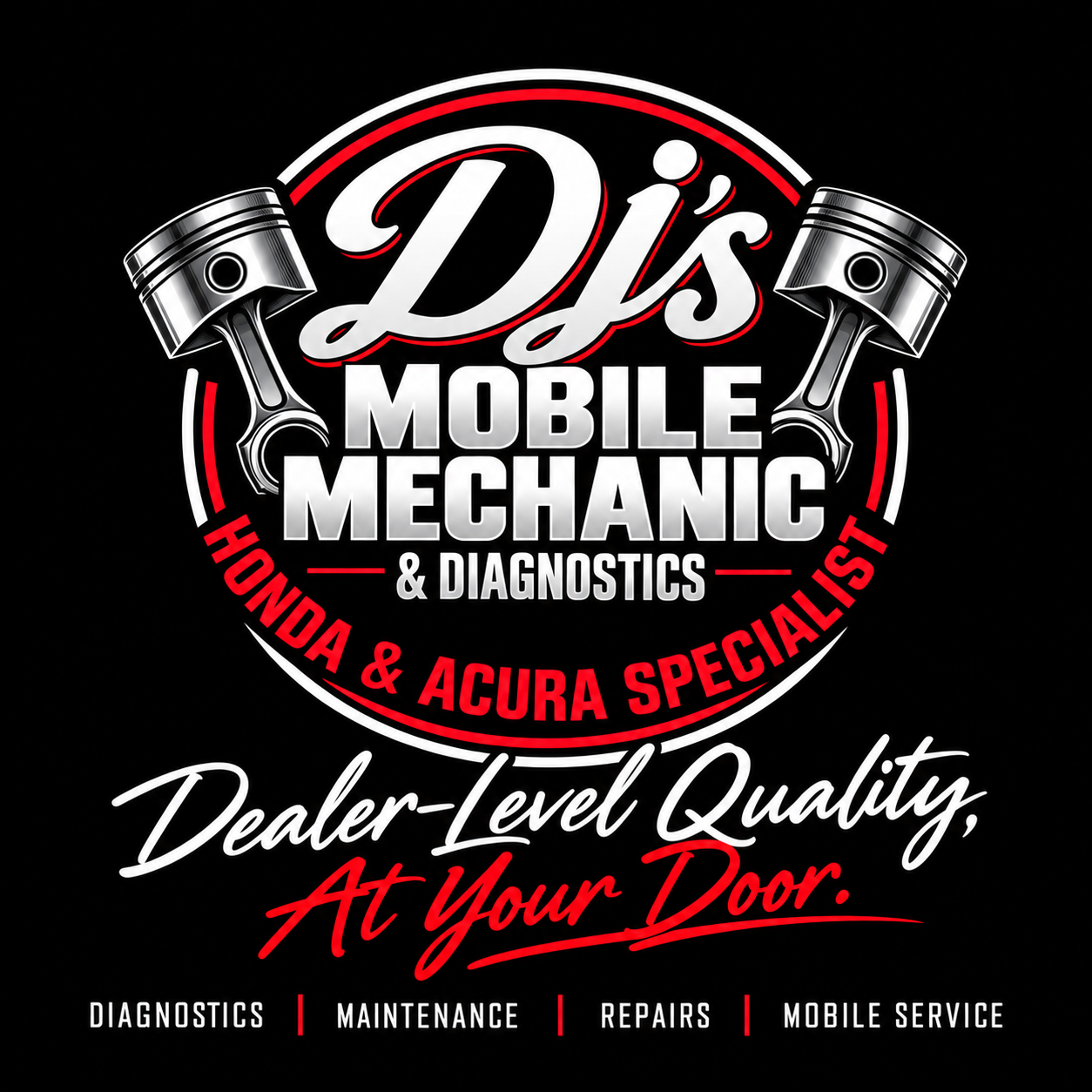 DJ's Mobile Mechanic logo